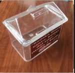 Küçük Şeffaf Ev Kumbara - Görsel 2