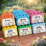 Plastik Renkli kilitli Ev Kumbara - Görsel 4